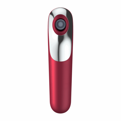 SATISFYER – DUAL LOVE VIBRADOR Y SUCCIONADOR CON AIRE PULSADO ROJO - intimamenities.com