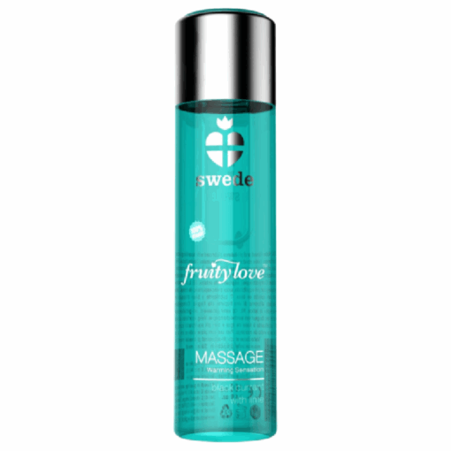 SWEDE – FRUITY LOVE ACEITE EFECTO CALOR GROSELLA NEGRA Y LIMA 120 ML - intimamenities.com