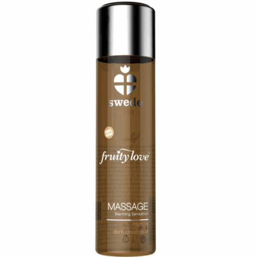 SWEDE – FRUITY LOVE ACEITE EFECTO CALOR CHOCOLATE NEGRO 120 ML - intimamenities.com
