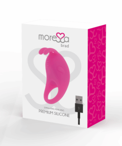 MORESSA – BRAD PREMIUM SILICONE RECARGABLE ROSA - intimamenities.com