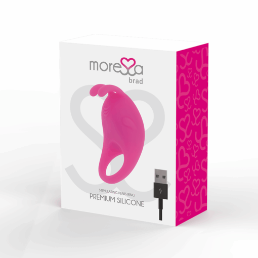 MORESSA – BRAD PREMIUM SILICONE RECARGABLE ROSA - intimamenities.com