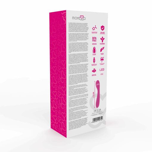 MORESSA – DRUSO MASAJEADOR DUO PUNTO G Y SUERO PELVICO PREMIUM SILICONE RECARGABLE - intimamenities.com