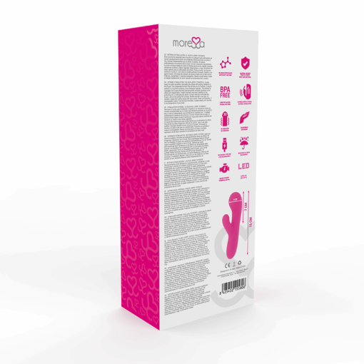 MORESSA – JERRY CLIP VIBRADOR PUNTO G Y CLITORIS PREMIUM SILICONE RECARGABLE - intimamenities.com