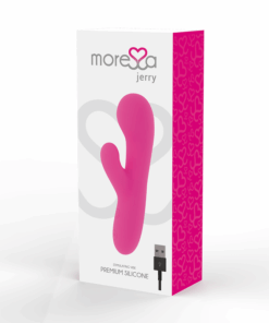 MORESSA – JERRY CLIP VIBRADOR PUNTO G Y CLITORIS PREMIUM SILICONE RECARGABLE - intimamenities.com