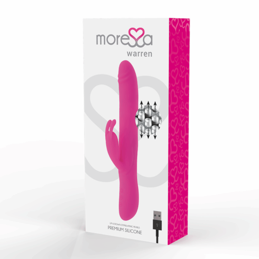 MORESSA – WARREN IMPULSOR OSCILANTE Y POTENTE VIBRACIÓN PREMIUM SILICONA RECARGABLE - intimamenities.com