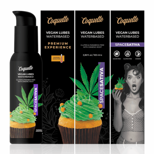 COQUETTE CHIC DESIRE – PREMIUM EXPERIENCE LUBRICANTE VEGANO SPACE SATIVA 100 ML - intimamenities.com