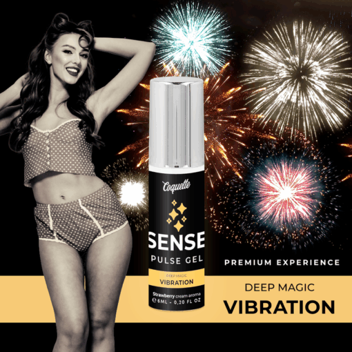 COQUETTE CHIC DESIRE – PULSE GEL FRESA VIBRACIÓN LIQUIDA PREMIUM 6ML - intimamenities.com