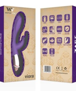 WOMANVIBE – VIORA VIBRADOR RECARGABLE SILICONA - intimamenities.com