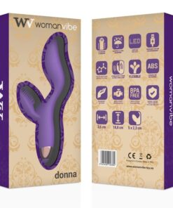 WOMANVIBE – DONNA VIBRADOR SILICONA RECARGABLE - intimamenities.com