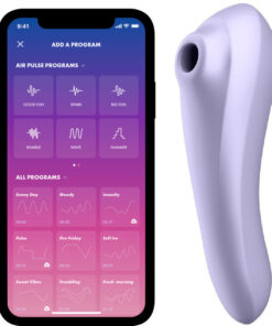 SATISFYER – DUAL PLEASURE AIR PULSE VIOLETA - intimamenities.com