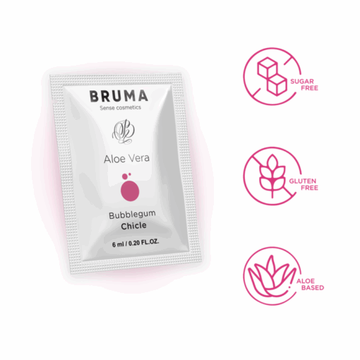 BRUMA - 6 ML GEL DESLIZANTE CON ALOE VERA SABOR A CHICLE – Image 4