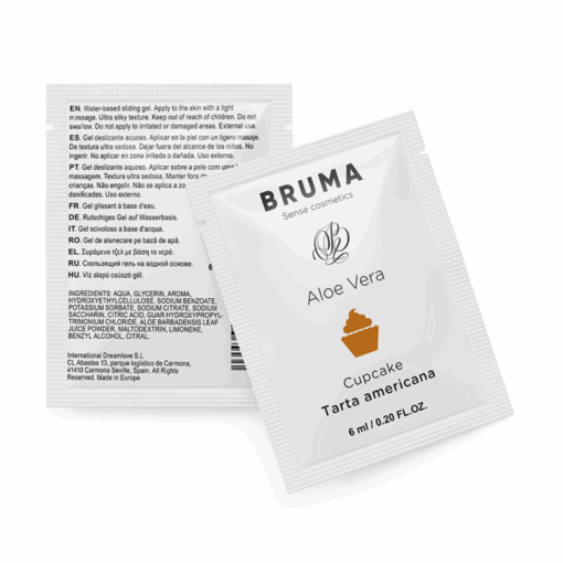 BRUMA - 6 ML GEL DESLIZANTE CON ALOE VERA SABOR A TARTA AMERICANA – Image 2