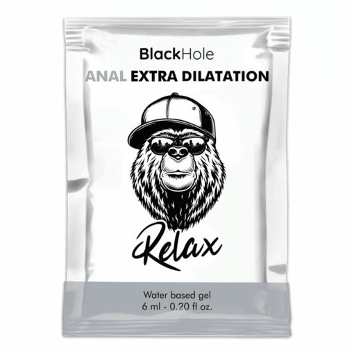 BLACK HOLE - GEL BASE AGUA DILATACIÓN ANAL 6 ML MONODOSIS