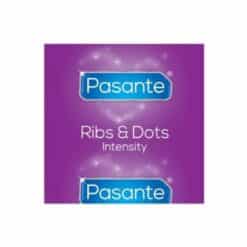 Alternative view of PASANTE - RIBS & DOTS PRESERVATIVOS INTENSITY 144 UNIDADES